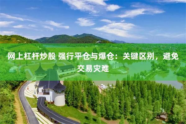 网上杠杆炒股 强行平仓与爆仓：关键区别，避免交易灾难