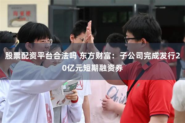 股票配资平台合法吗 东方财富：子公司完成发行20亿元短期融资券