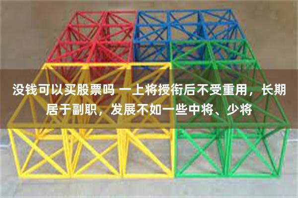 没钱可以买股票吗 一上将授衔后不受重用，长期居于副职，发展不如一些中将、少将