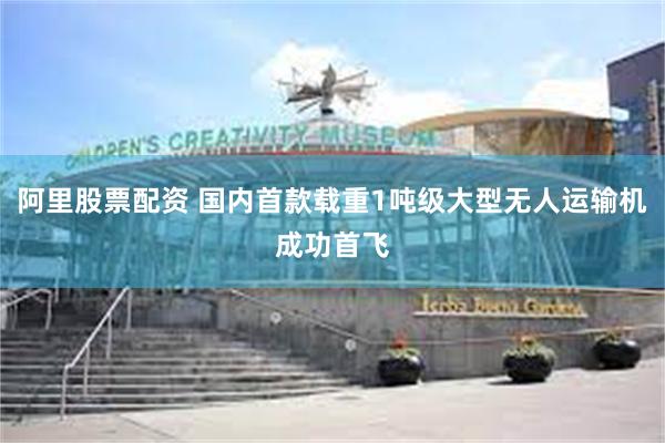 阿里股票配资 国内首款载重1吨级大型无人运输机成功首飞