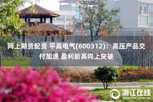 网上期货配资 平高电气(600312)：高压产品交付加速 盈利新高向上突破