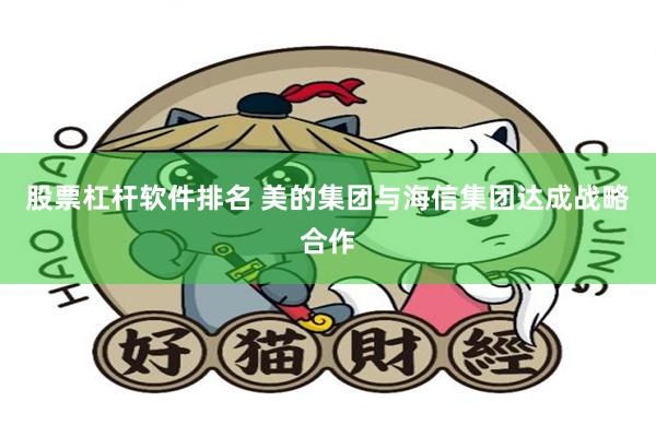 股票杠杆软件排名 美的集团与海信集团达成战略合作