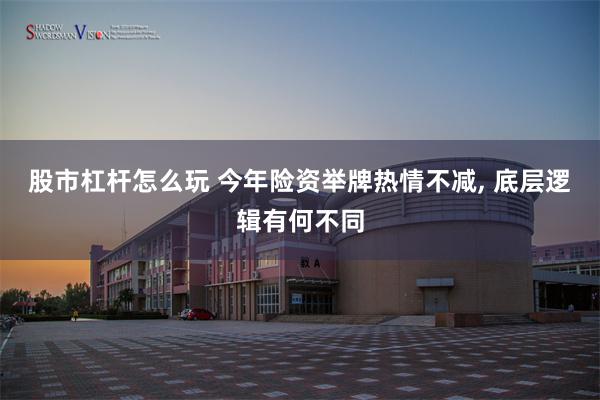 股市杠杆怎么玩 今年险资举牌热情不减, 底层逻辑有何不同